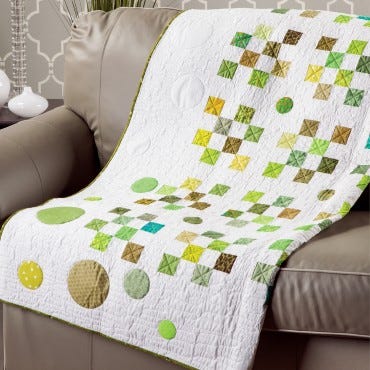 Download the GO! Green Means GO! Quilt Pattern