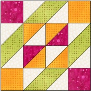 GO Trellis 8 inch quilt Block Pattern