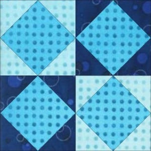 GO Triangles & Squares 8 inch quilt Block Pattern