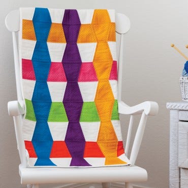 GO! Tumbler Bright Baby Quilt Pattern