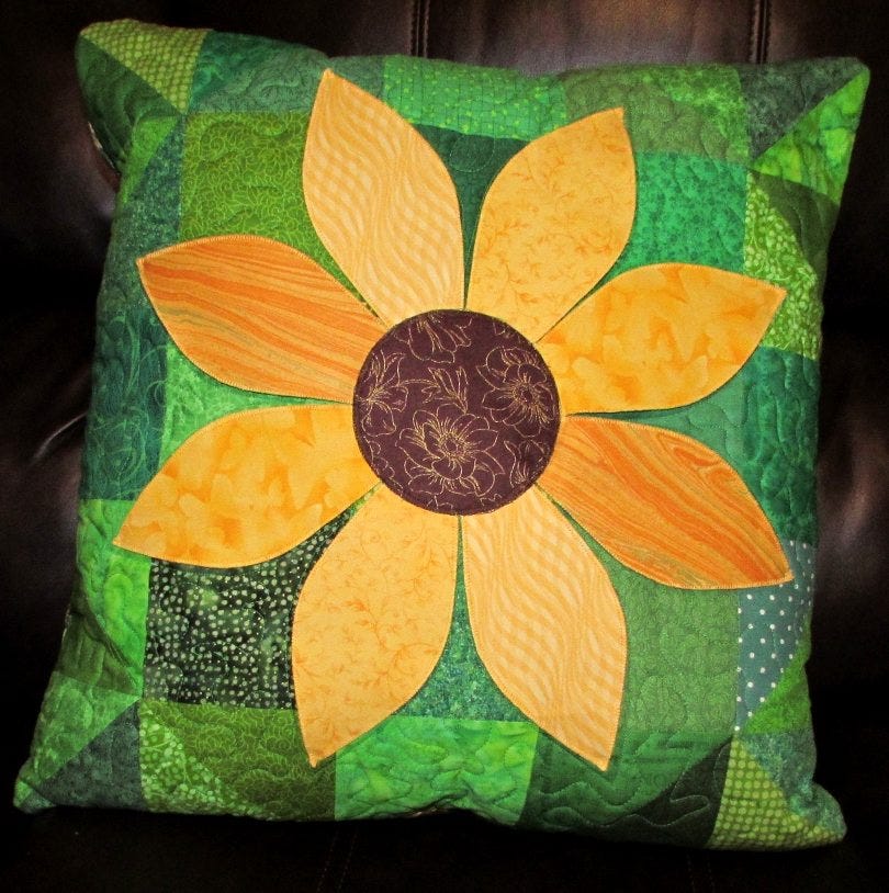 GinaSunflowerPillow