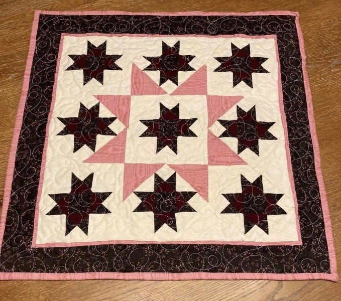 Jenny R.'s GO! Stars in the Crown Throw Quilt