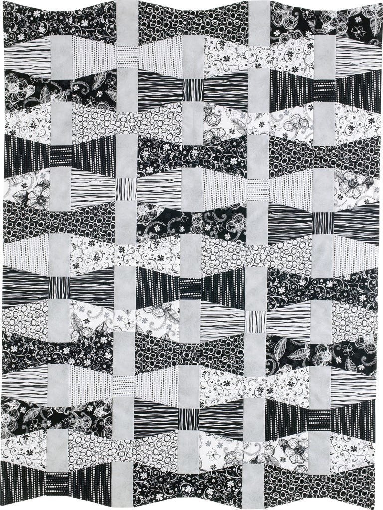 Kay Gentry Bowtie B&W Quiltmaker