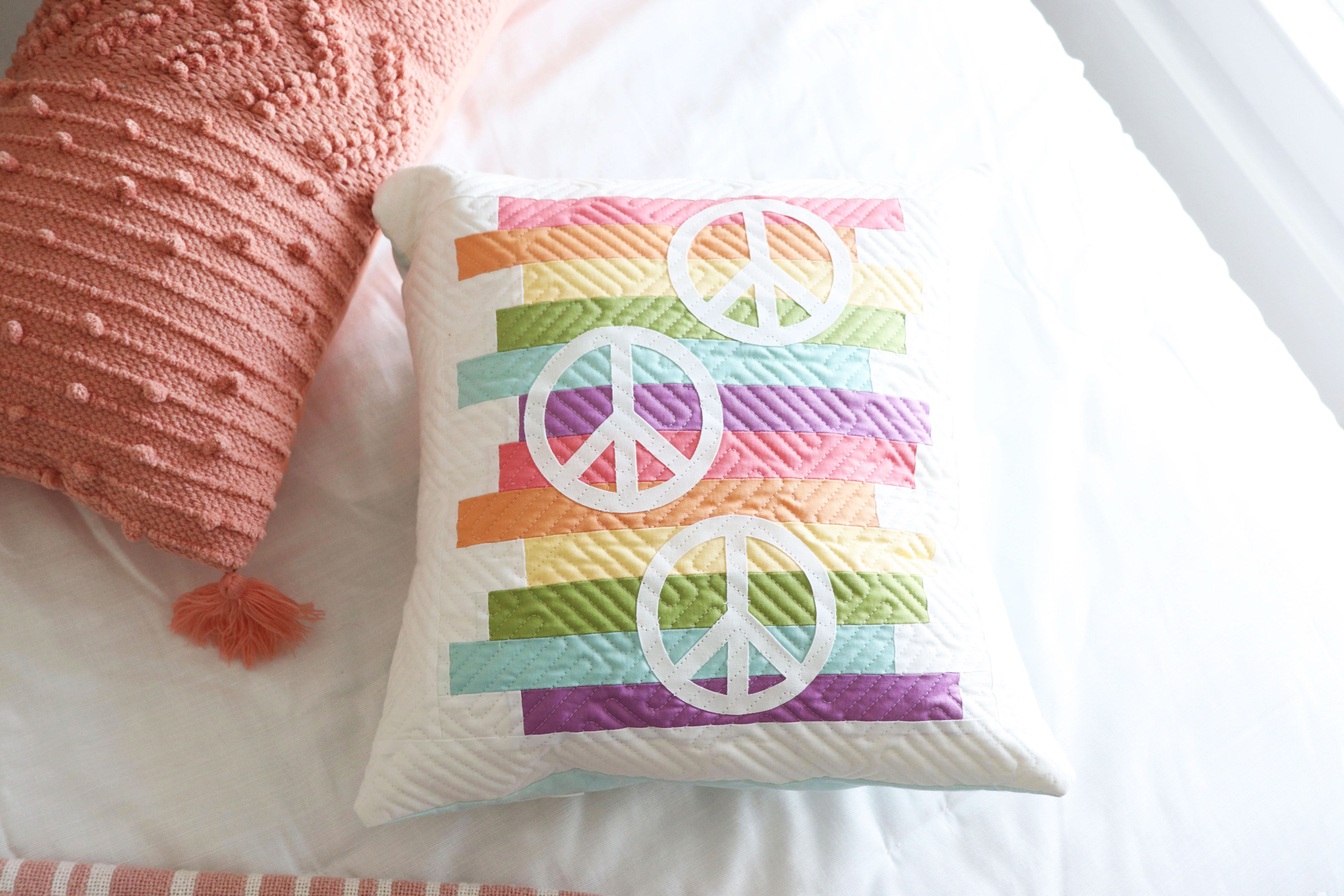 PQ12034-Rainbow-Peace-Sign-Pillow-Lifestyle-Hor