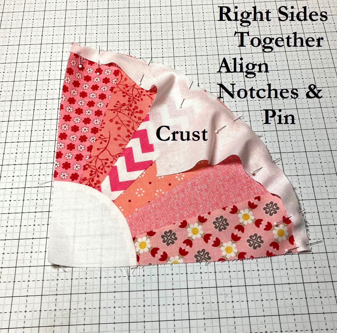 Scrappy Grandmother's Fan Summer Slice Quilt Tutorial