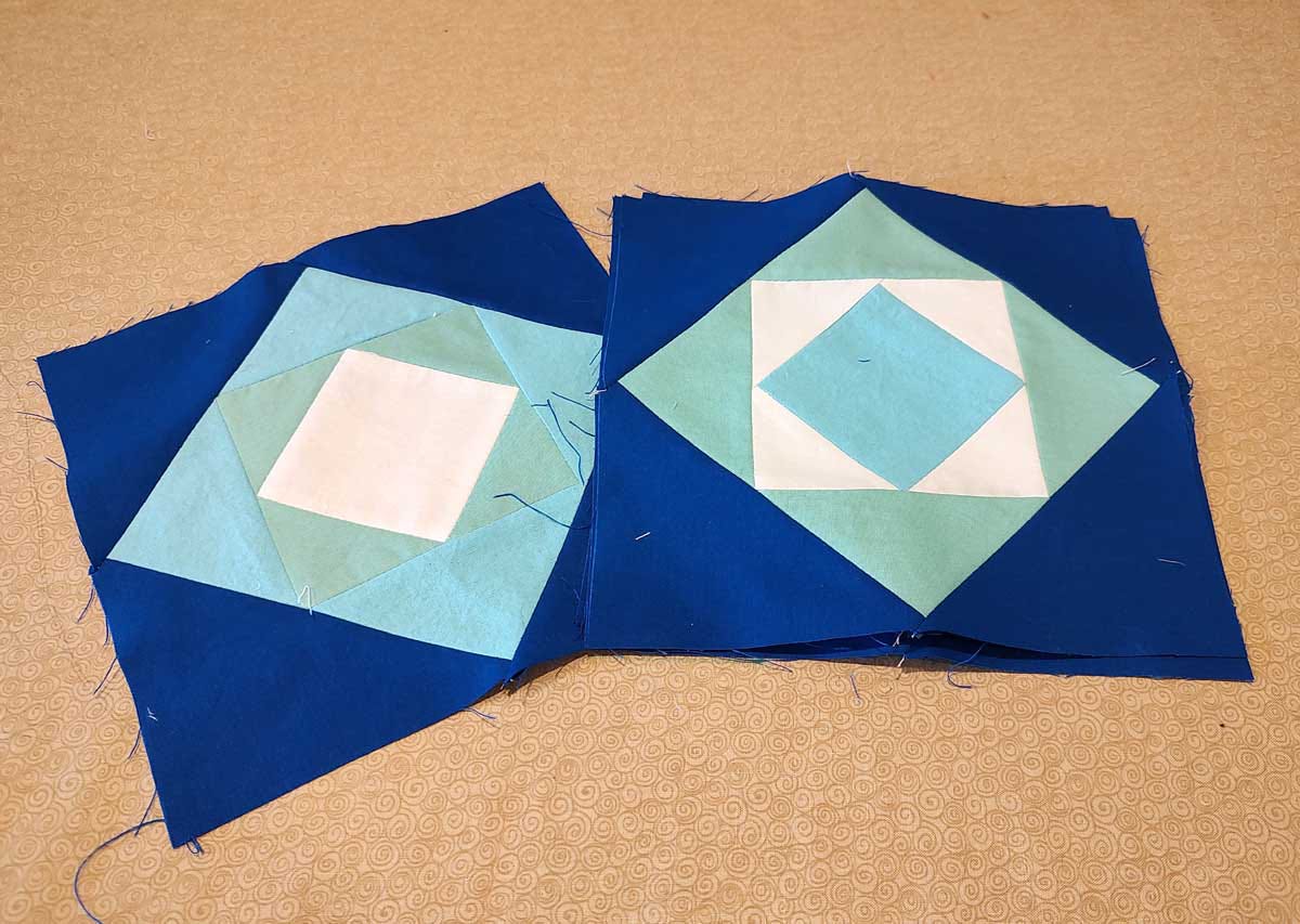 Sewn Diamond Blocks