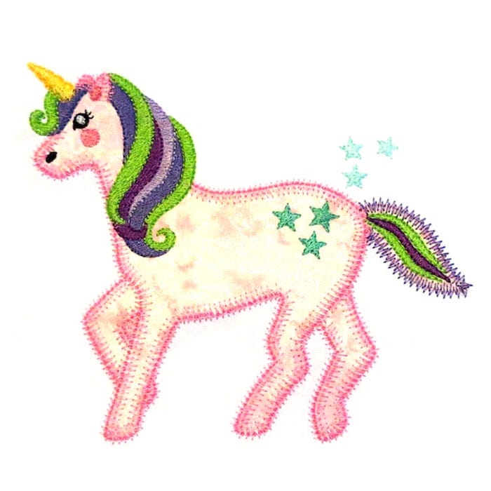 Stitchworthy Embroidery - VQ-US1-unicorn horseEDIT
