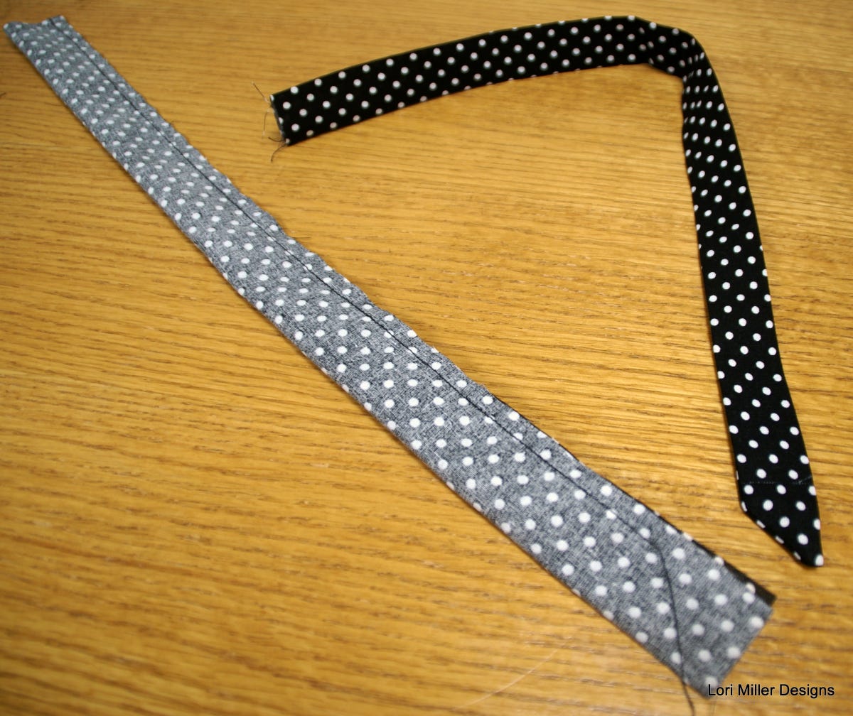 Strips for the Neck Ties on the Child Apron
