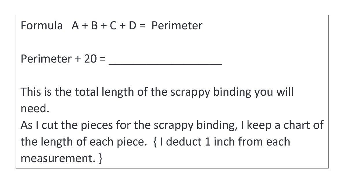 Formula for the Number of Strips Needed Using Scraps