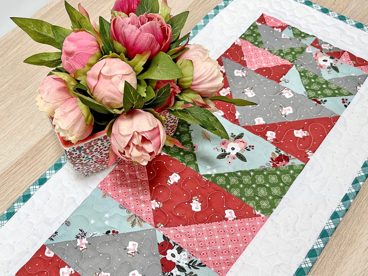 Winter Side of the Flying West Table Runner
