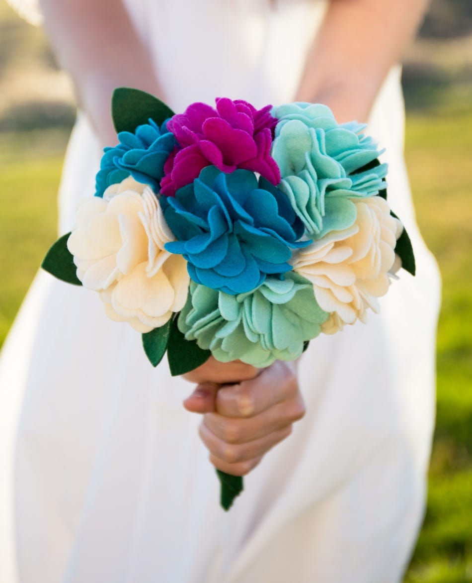 felt bouquet 3