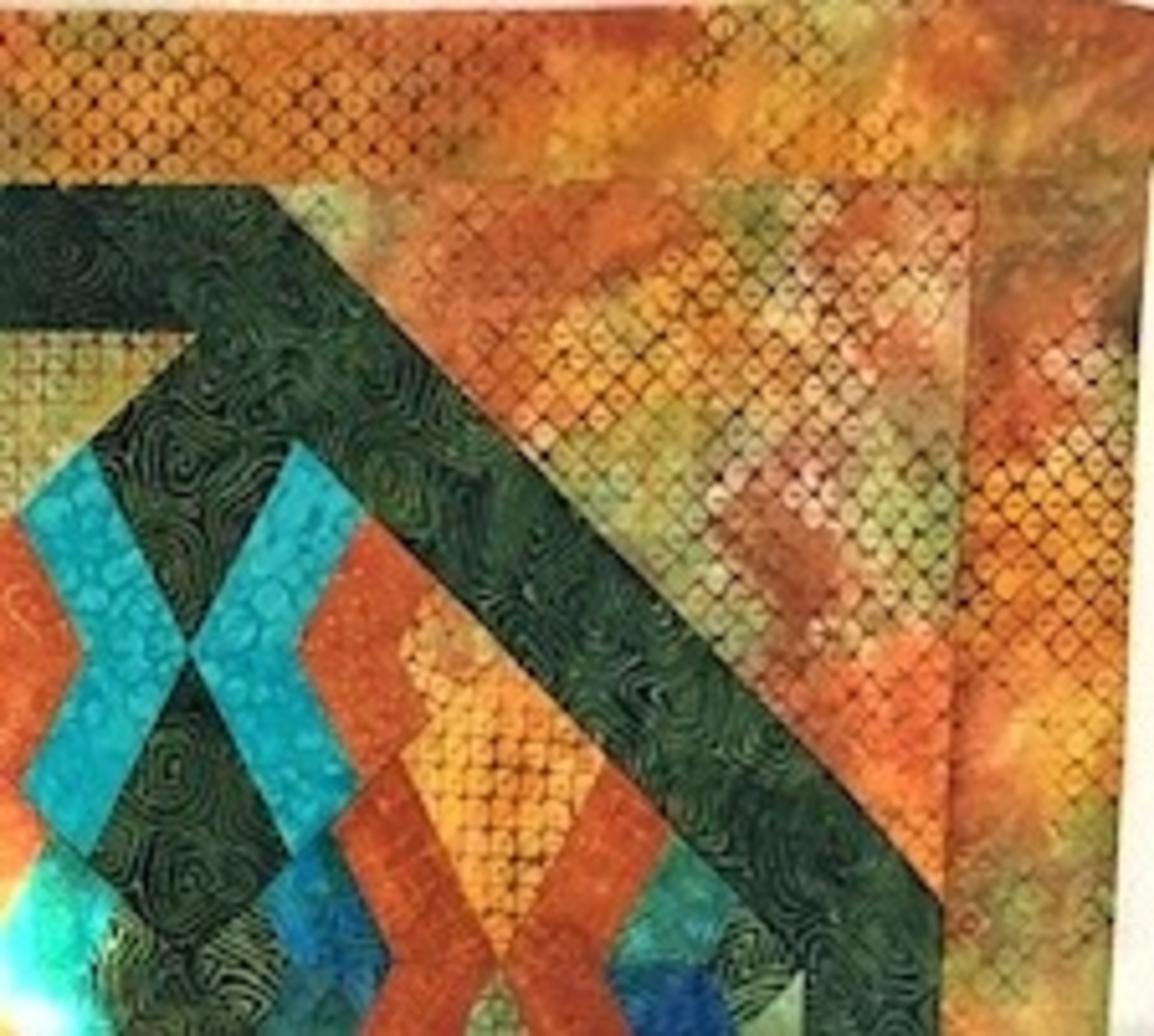 spider web quilt middle border construction
