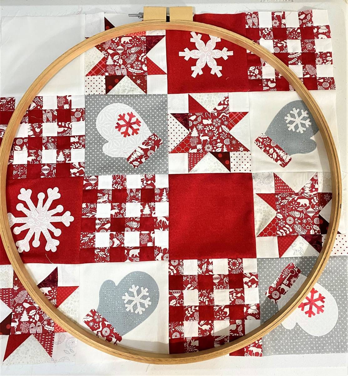 patchwork larger than embroidery hoop-1