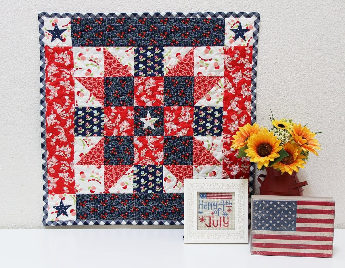 patriotic mini quilt lifestyle