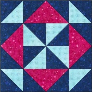 GO! Magic Pinwheel 8" Free Block Pattern