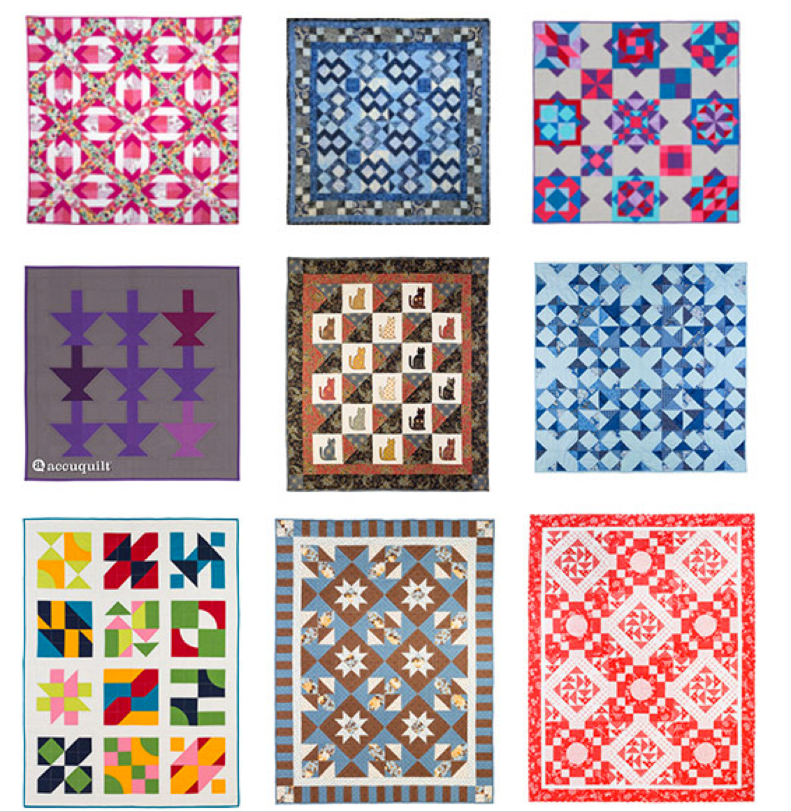 1000+ Quilt Patterns with the Touch of a Finger!